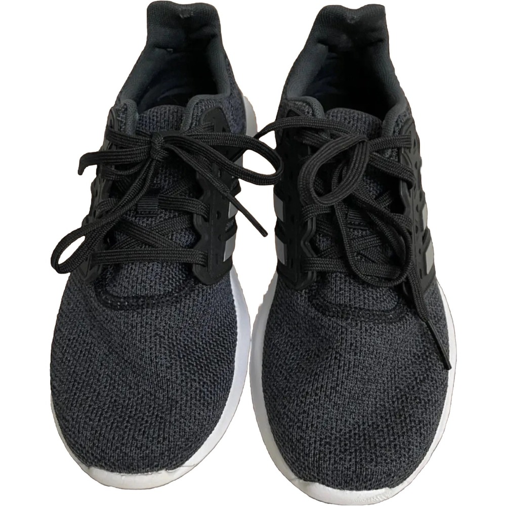 Adidas Women's Black & White Cloudfoam Athletic Running Shoes - Picture 7 of 8